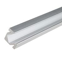 Профиль для светодиодной ленты угловой Uniel UFE-A03 SILVER 200 POLYBAG, алюминий, 200см картинка 